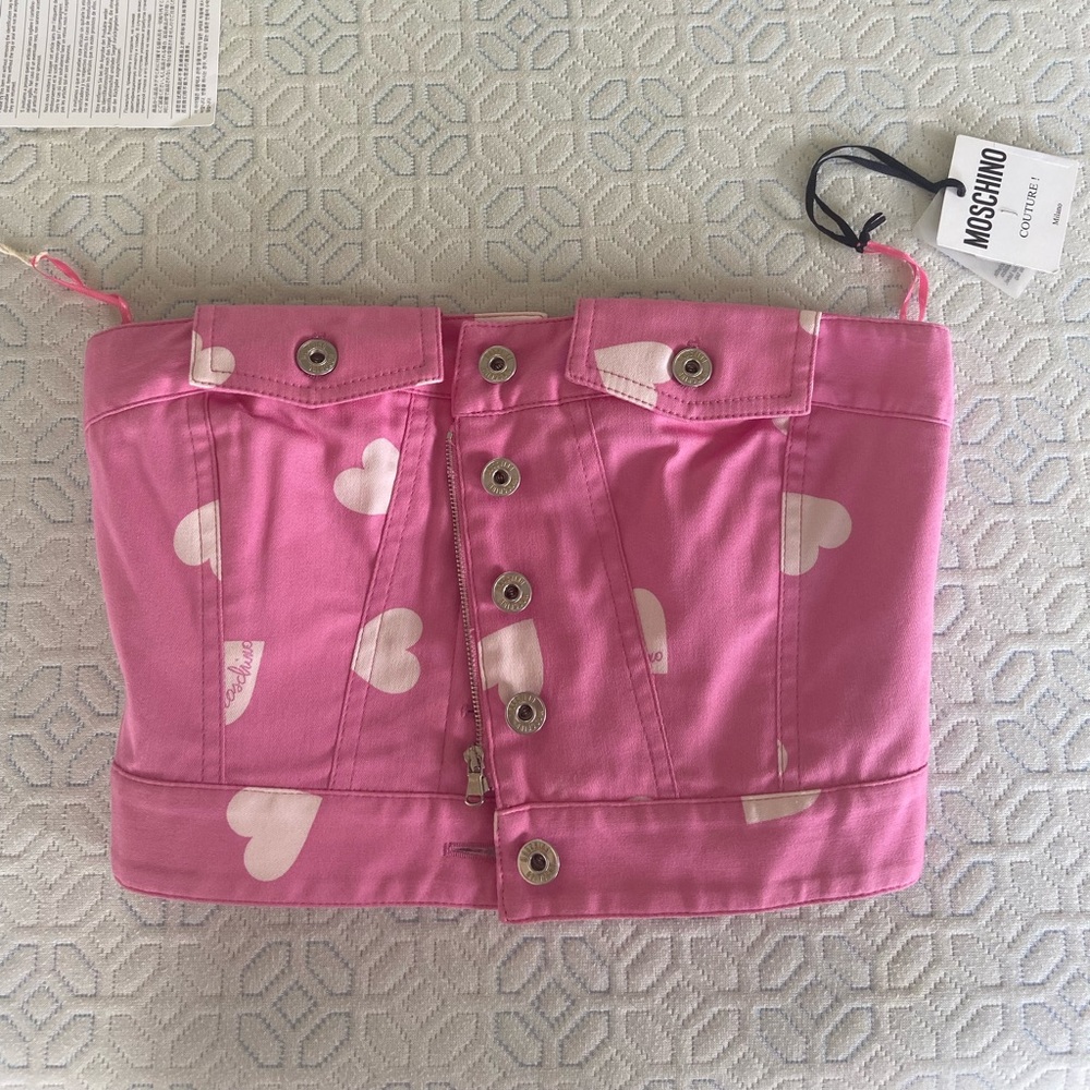 Moschino Couture Milano Pink Top